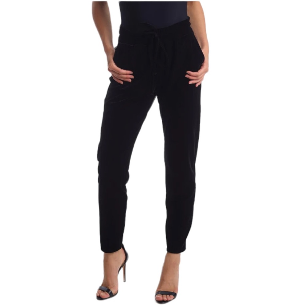 Commando Black Velvet Joggers NWT D4